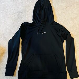 Nike Black Hoodie with White Logo